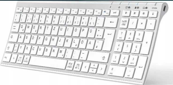 iClever BK10 klawiatura Bluetooth, bezprzewodowa klawiatura