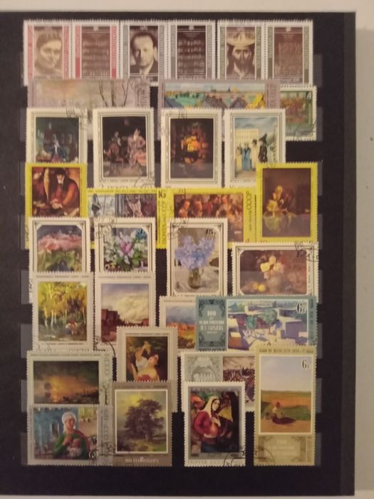 Klaser A4 z znaczkami pocztowymi cccp