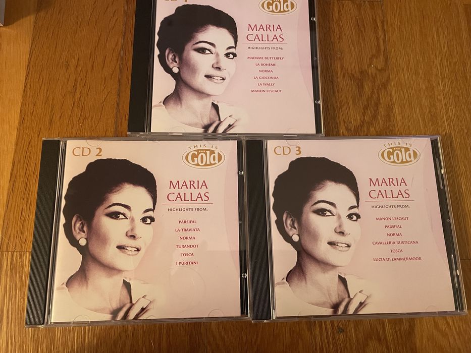 3 cd’s de Maria Callas