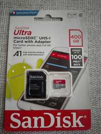 Karta pamięci SANDISK Ultra microSDXC 400GB plus adapter 
 (24) Kod: