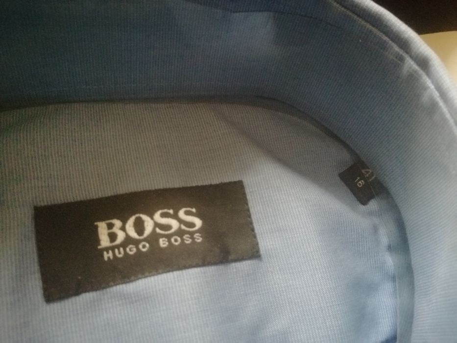 Koszula męska Hugo BOSS nowa okazja r. 41,,niebieska