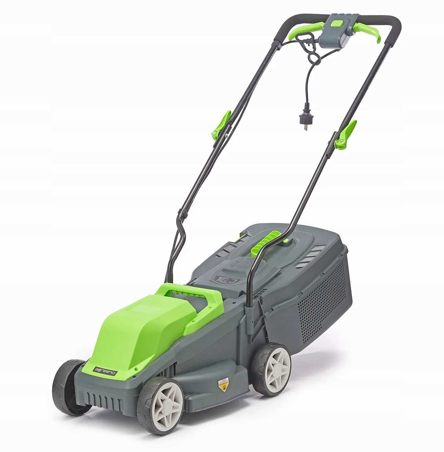 NOWA Kosiarka Elektryczna do Trawy 2200W MOCNA 2x Nóż Regulacja Koszem