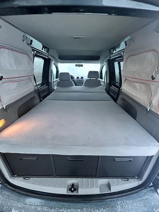 VW Caddy 2.0TDI LIFE + mini camper zabudowa i wiele dodatków