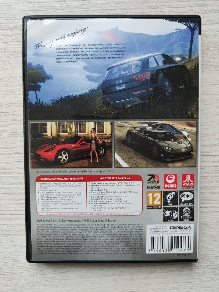 TDU 2 (Test Drive Unlimited 2) na PC z polską wersji językowej