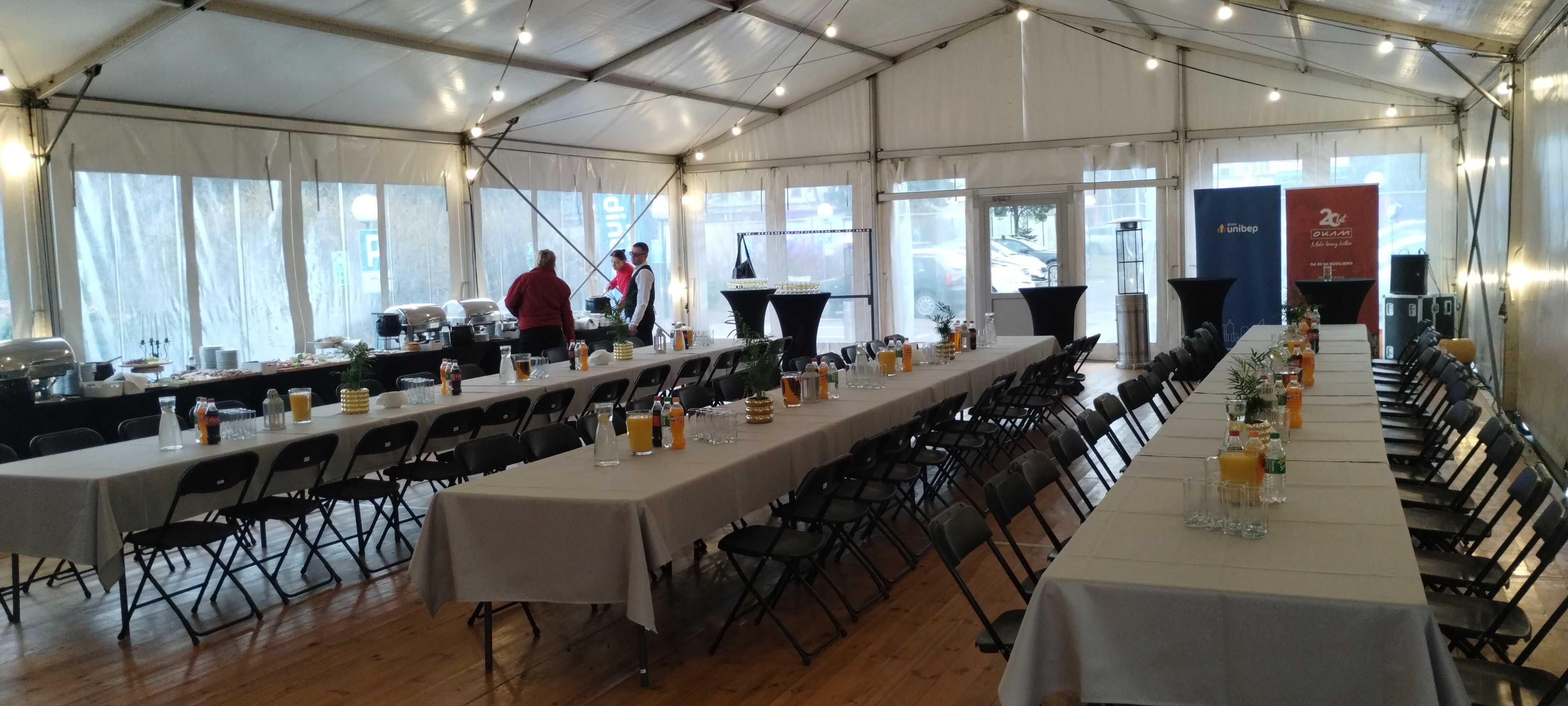 namioty hale obsługa imprez meble eventowe