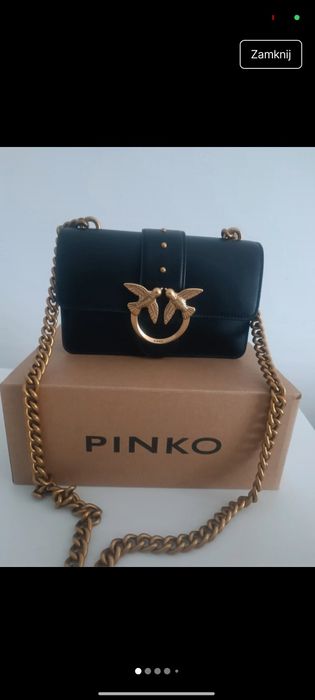 Torebka Pinko love mini icon simply 14 C vitello seta
