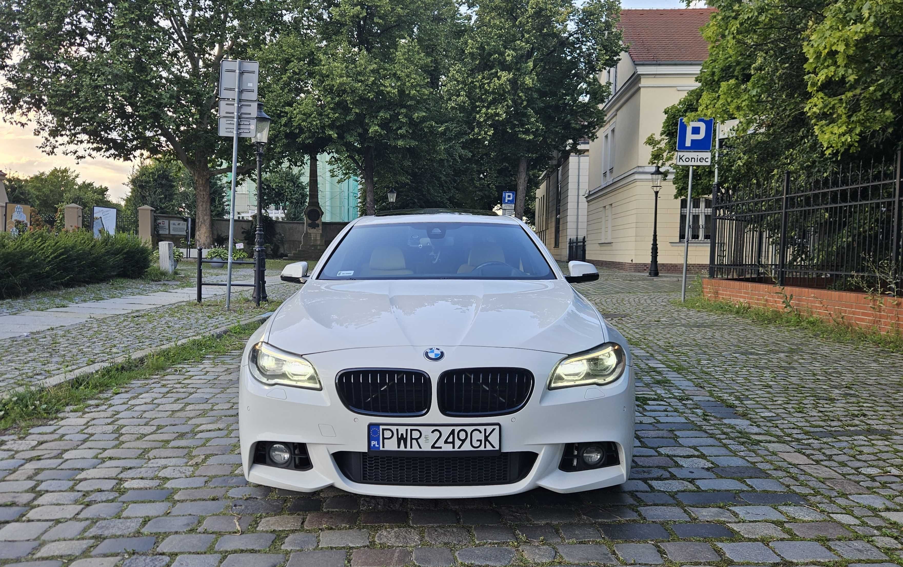 BMW F10 530d xDrive MPakiet, AdaptiveLED, Łopatki, Head up, Full opcja