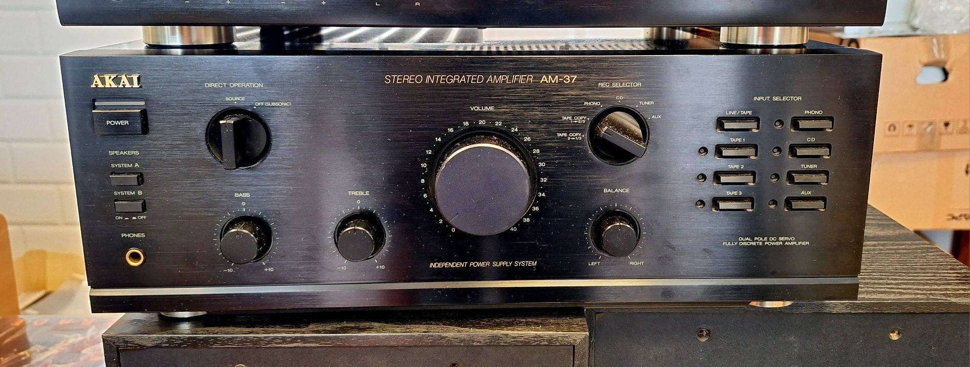 Akai AM-37 Wzmacniacz Stereo. St. B.dobry. Audio Vintage Pruszków