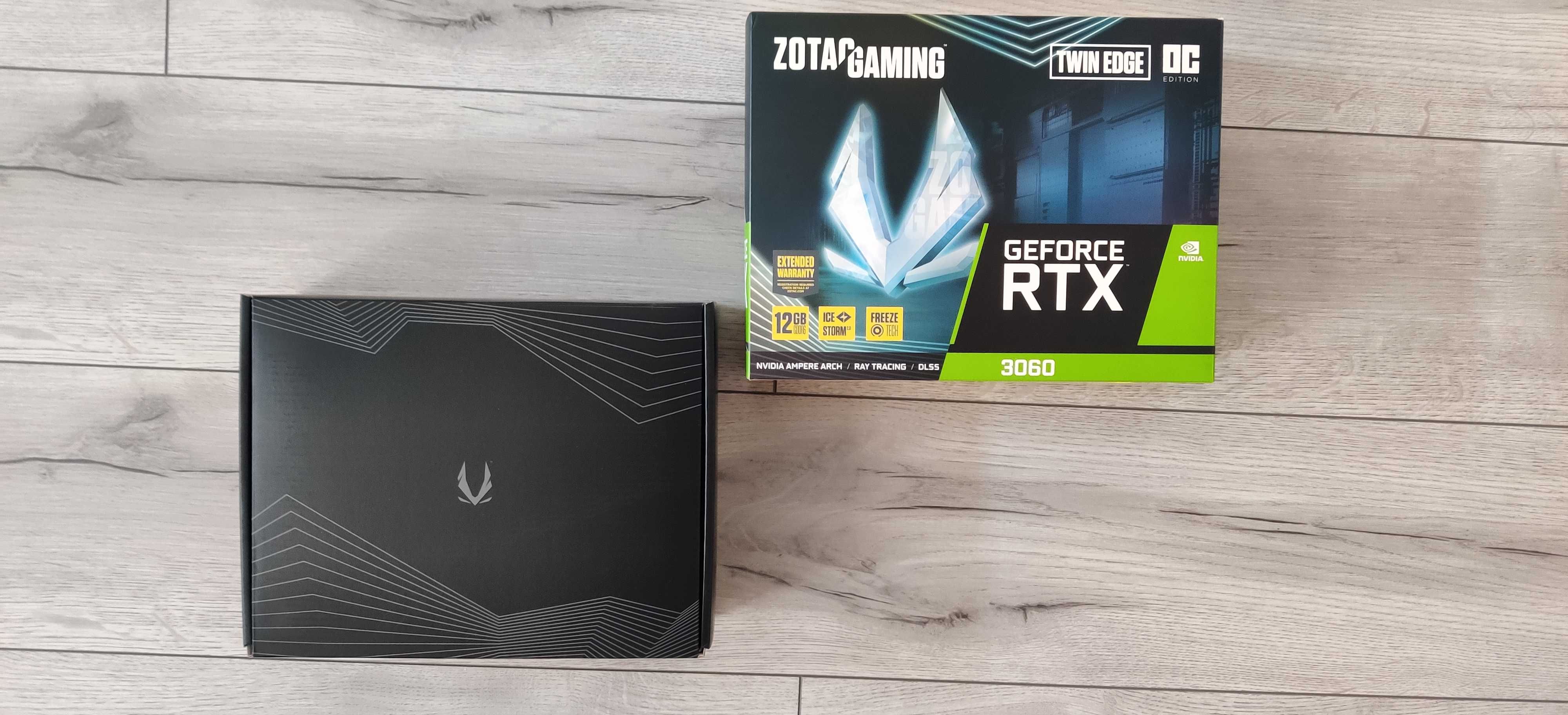 Pudełko ZotacGaming Nvidia RTX3060