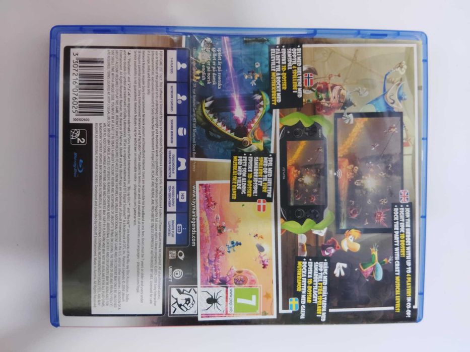 Rayman Legends PS4 Polski dubbing jest w grze / okładka zagraniczna