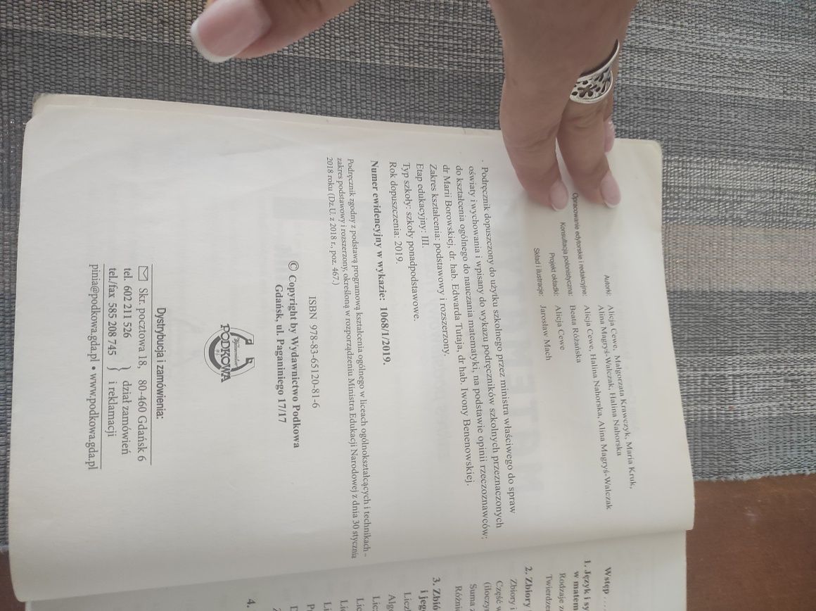 Matematyka i przykłady jej zastosowań 1