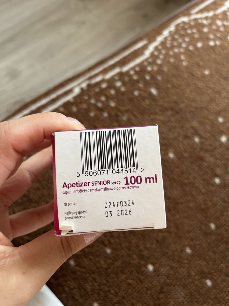 Apetizer senior smak porzeczkowy 100 ml data waznisci do 03.2026 nowy