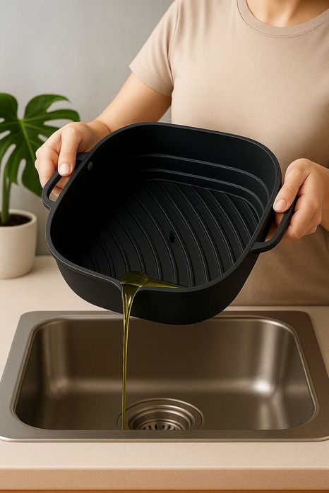 Wkład Silikonowy do frytkownicy Forma do pieczenia z przegródką