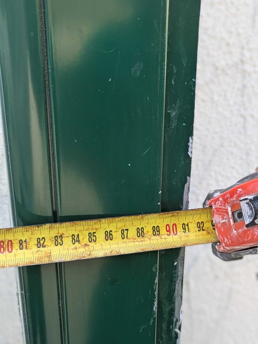 Porta em aluminio com aro