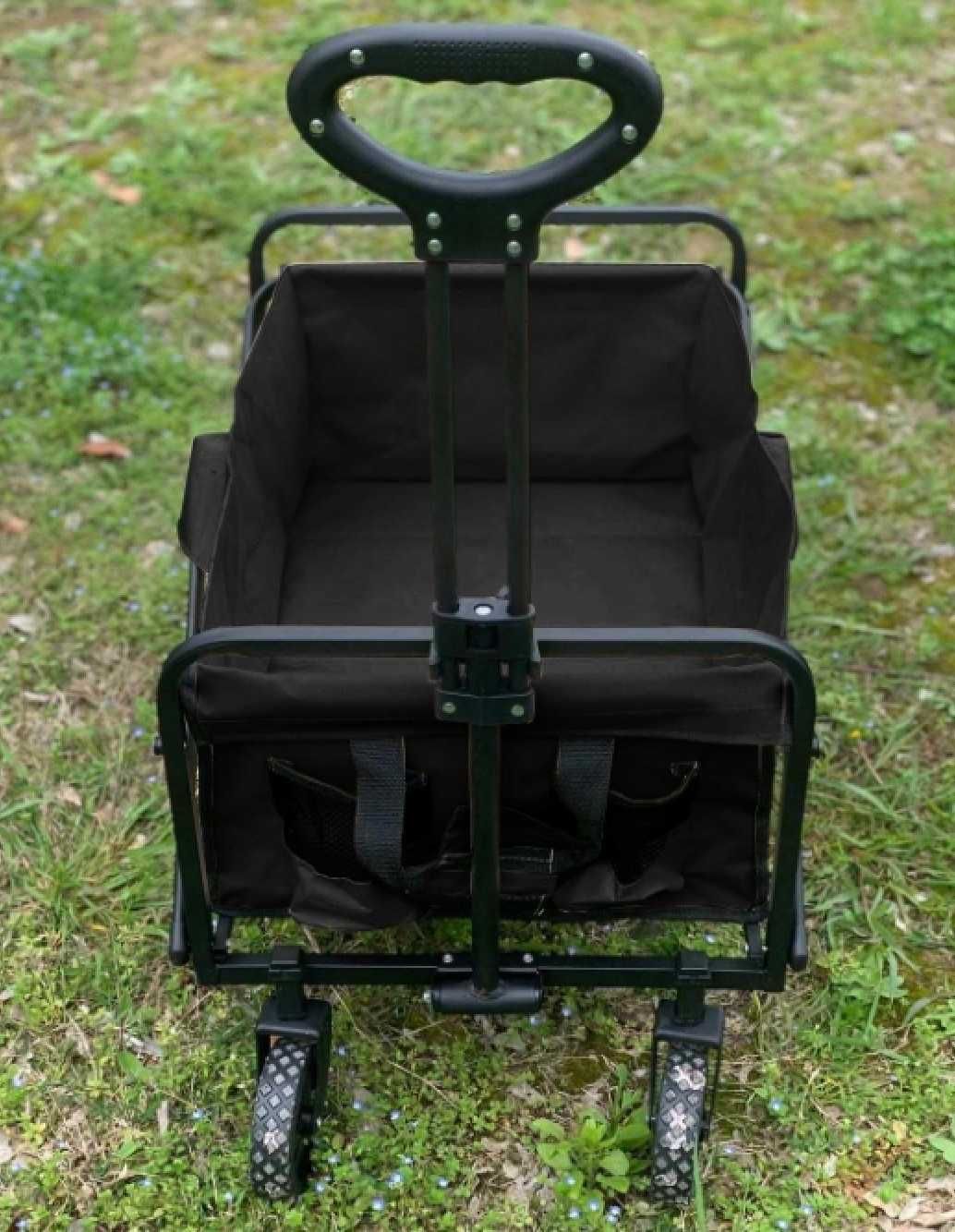 Nowy 2w1 Mocny Wózek Turystyczny Plażowy Transportowy 100kg + GRATIS