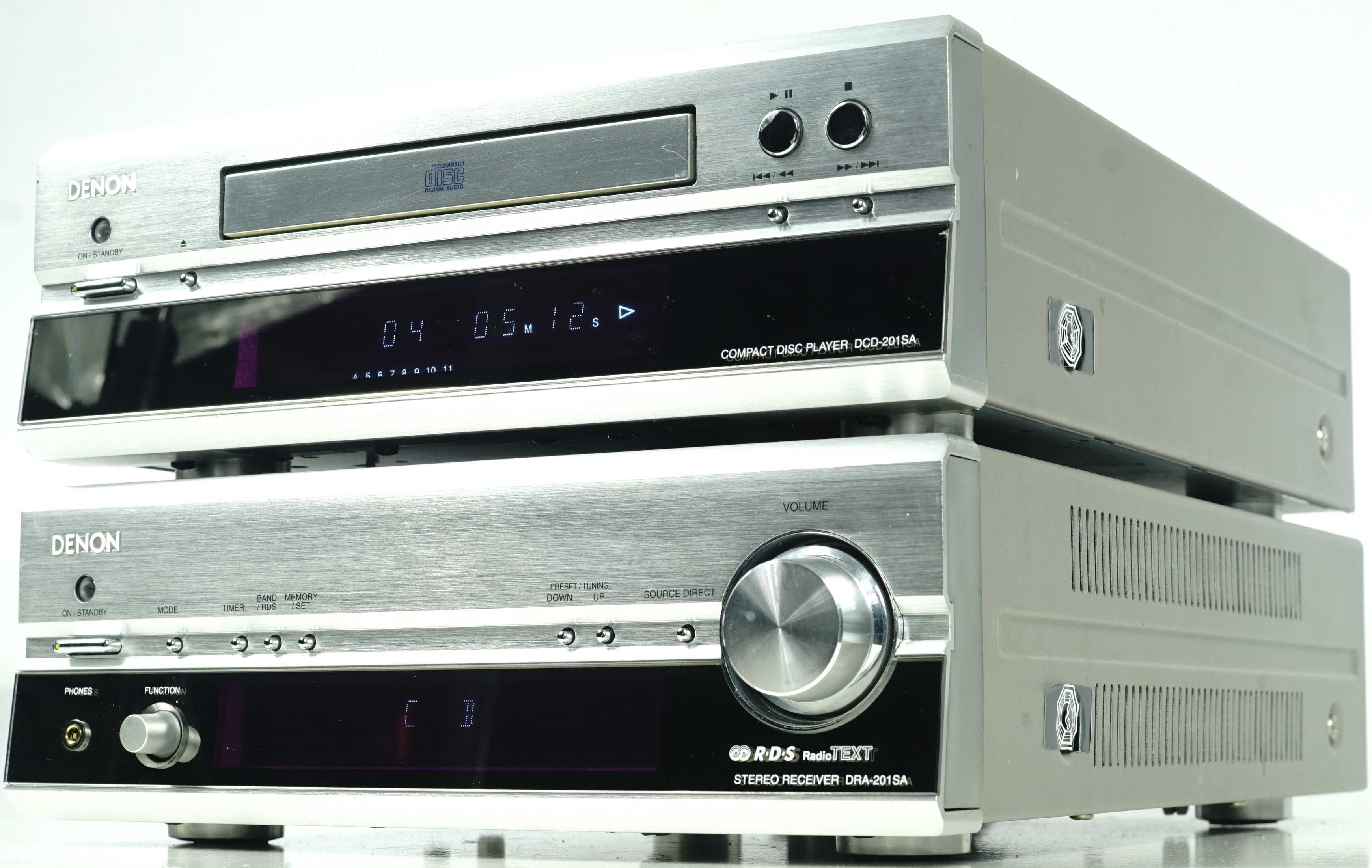 Denon DRA-201SA DCD-201SA amplituner + CD CD-R