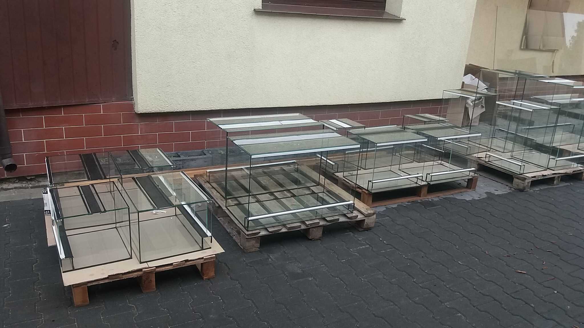 Akwarium proste 80x40x30 - 96 litrów z pokrywą