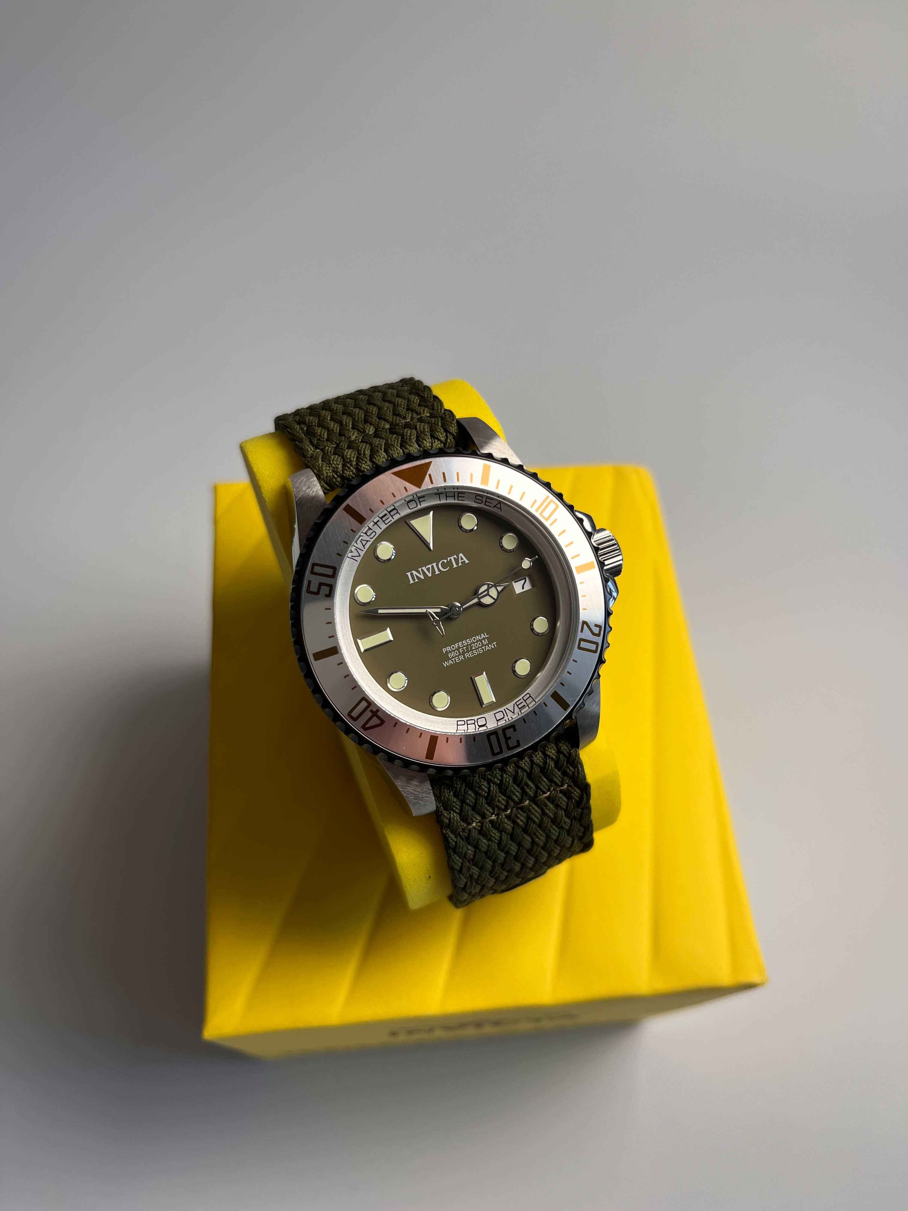 Invicta 35422 Pro Diver, годинник інвікта, часы, инвикта автомат Ø44мм