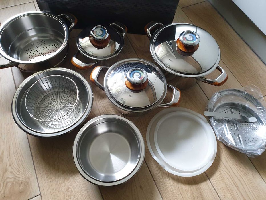 Komplet garnków Philipiak Milano + gratis