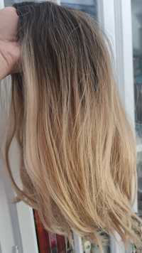 Peruka blond ombre