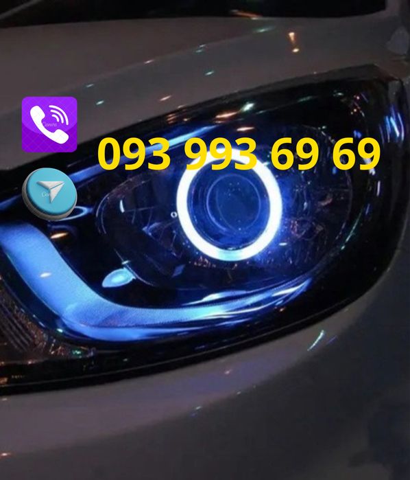 Тюнинг фар: линзы Bi-Led, полировка авто, антихром, бронирование фар