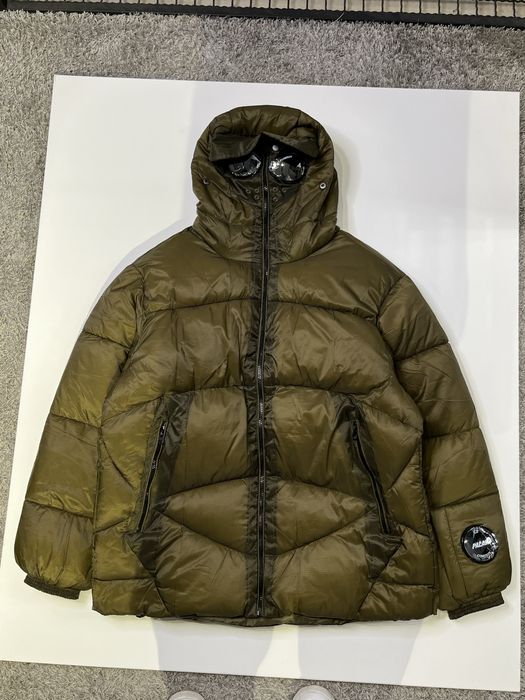 C.p company/palace down jacket куртка балаклава