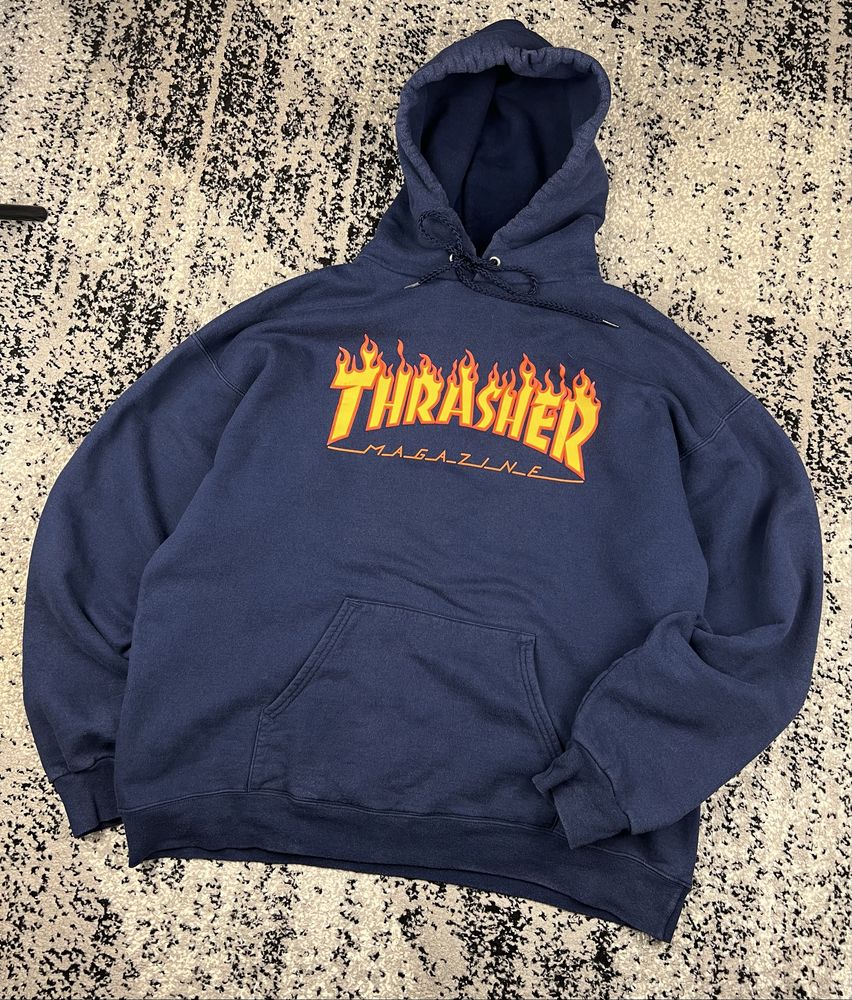 Худи Thrasher Кофта Свитшот sk8 y2k зипка Rap