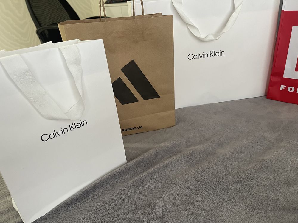 Пакеты фирменные Calvin Klein,Diesel,Adidas