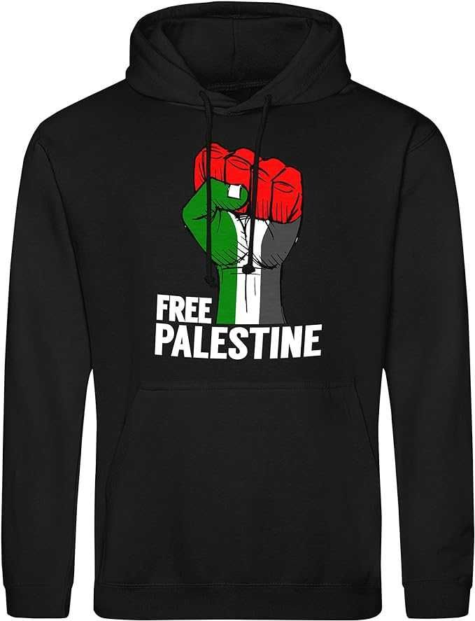 Free Palestine Bluza Z Kapturem Unisex rozmiar s