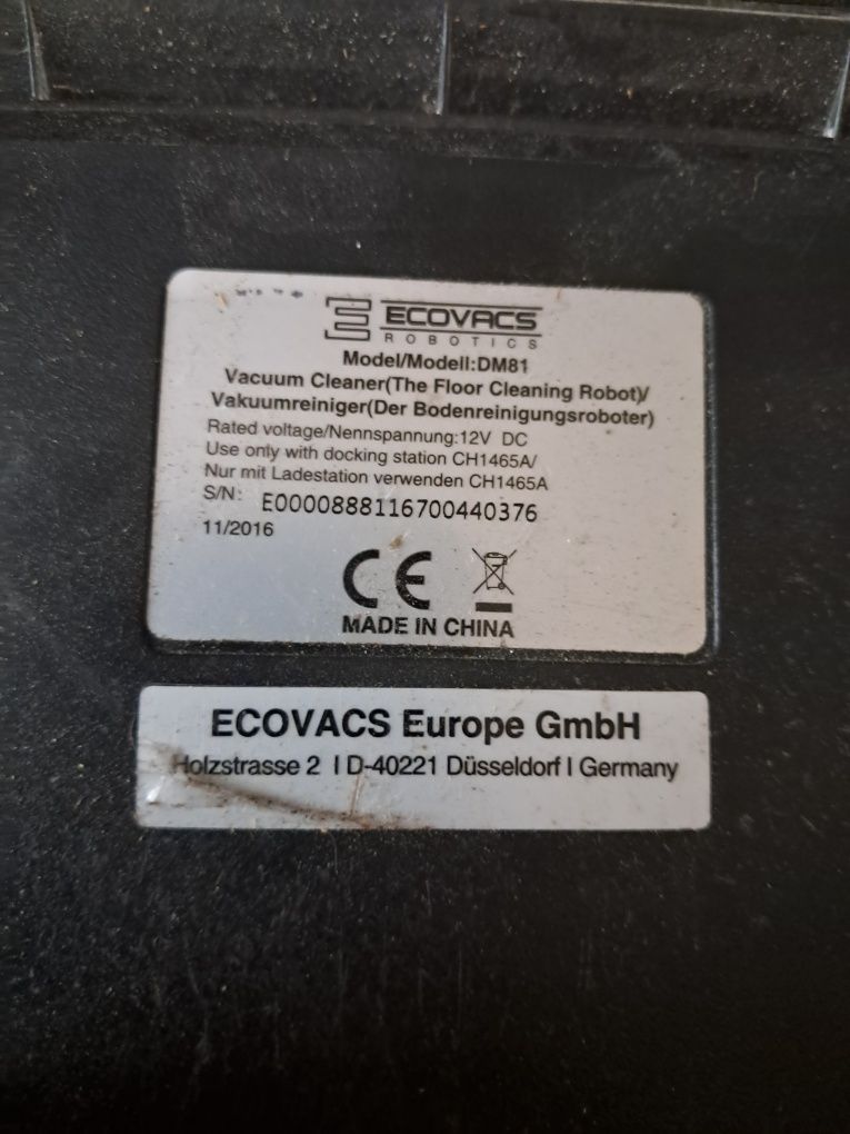 Ecovacs DM81 odkurzacz robot. DERBOT ROBOTICS