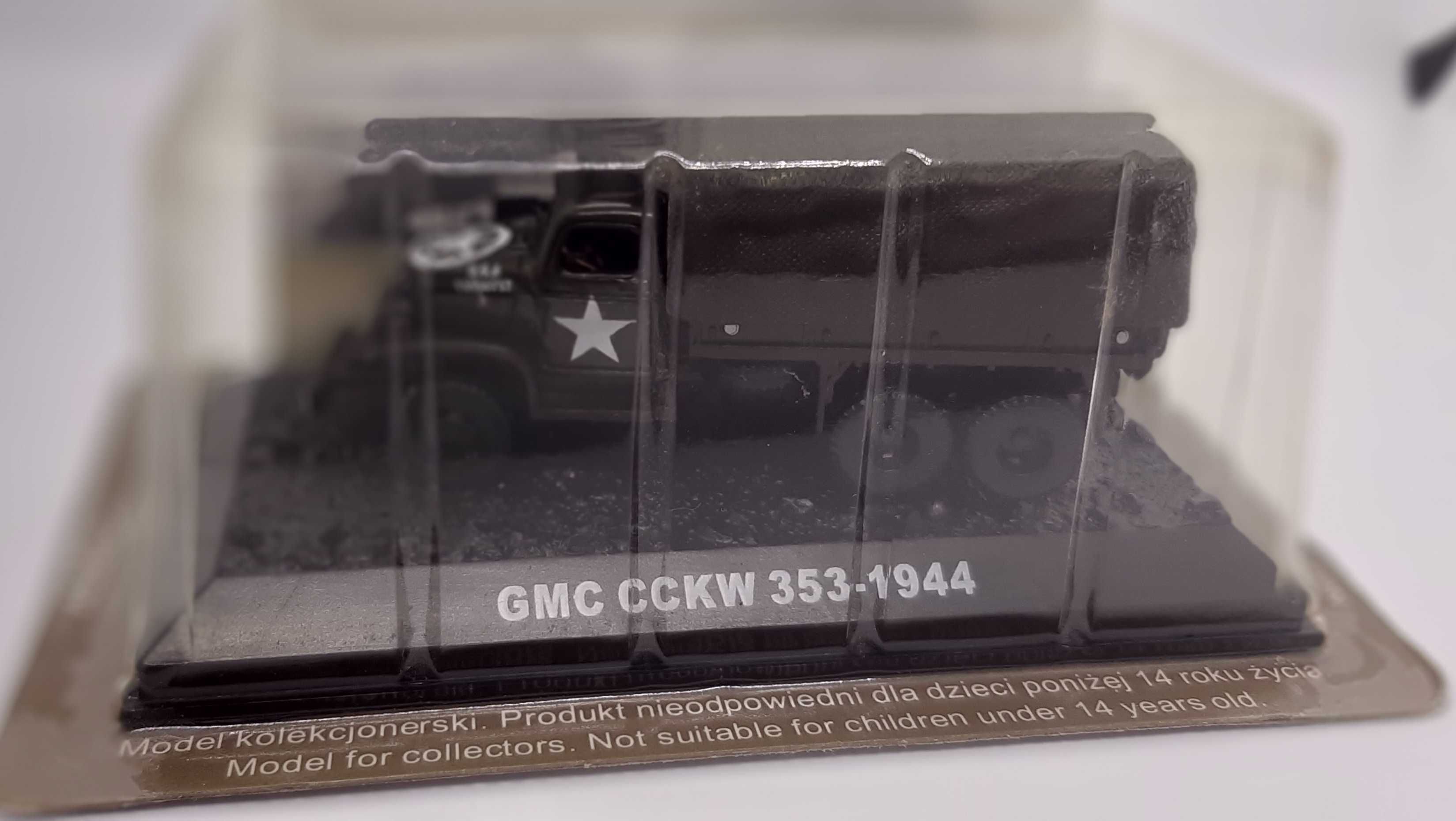 Pojazdy wojskowe model gotowy ciężarówka US Army GMC CCKW skala 1/72