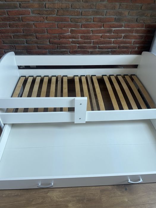 Łóżko łóżeczko dzieciece białe 80x160