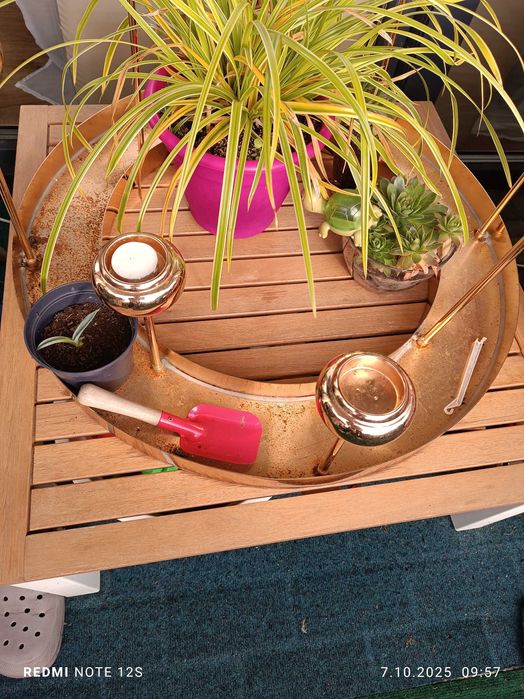 Stolik ikea ogrodowy gratis świecznik