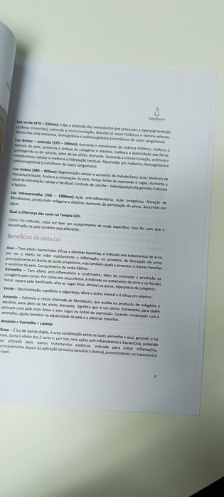 Manual de formação de terapia led