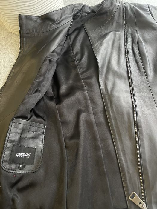 Шкіряна куртка жіноча (розмір xs-s)