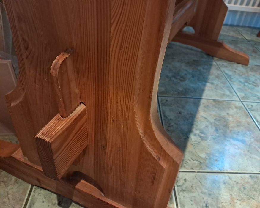 Stół + 3 krzesła komplet sosna Cepelia