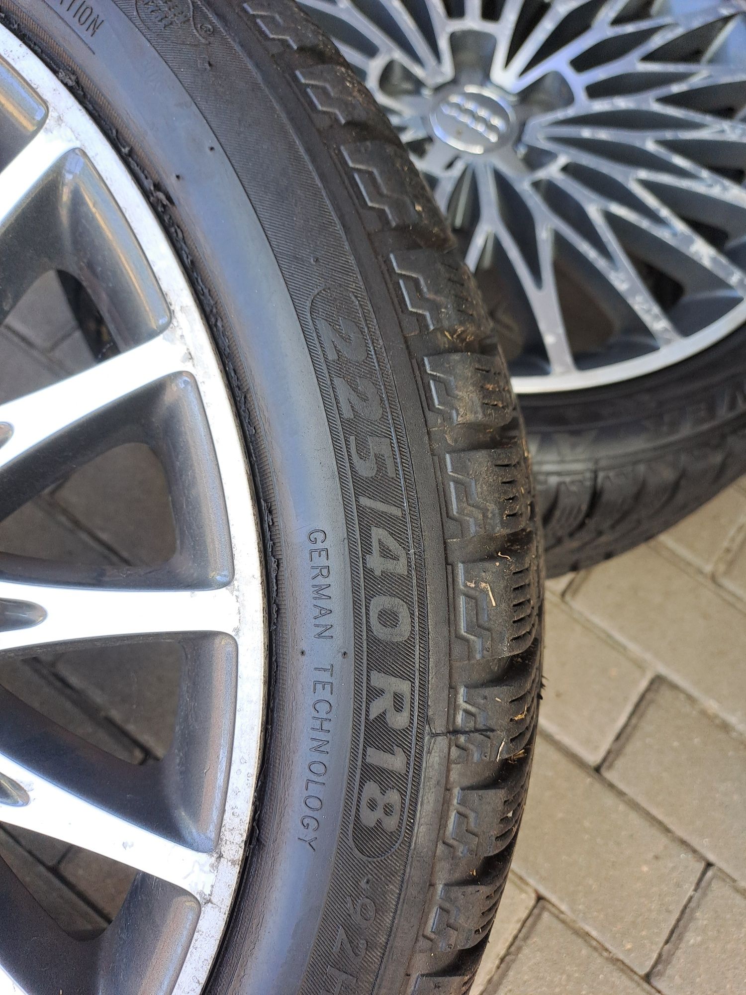 Alufelgi  audi a3 8v s line 5x112 18 cali opony zimowe