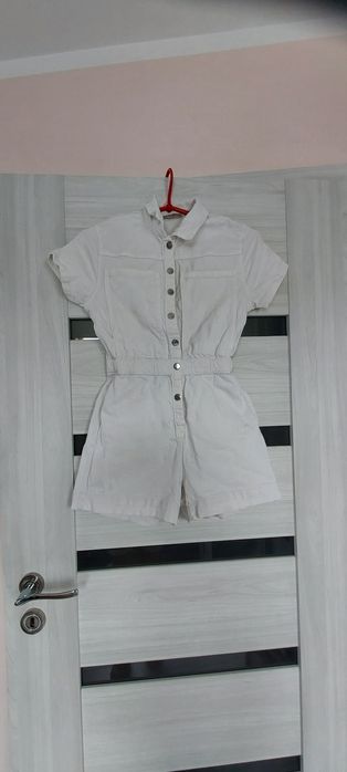 Kombinezon biały jeansowy dzinsowy dla dziewczynki 146 destination