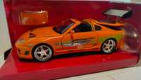 1:24 szybki i wściekły Brian 1995 Toyota Supra model autko