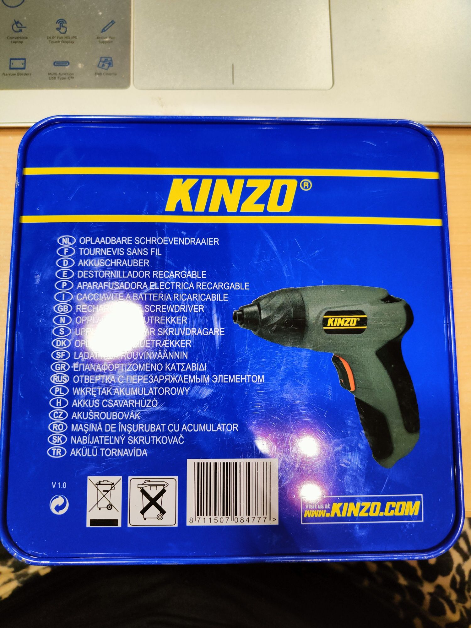 Wkrętak akumulatorowy Kinzo 4.8v