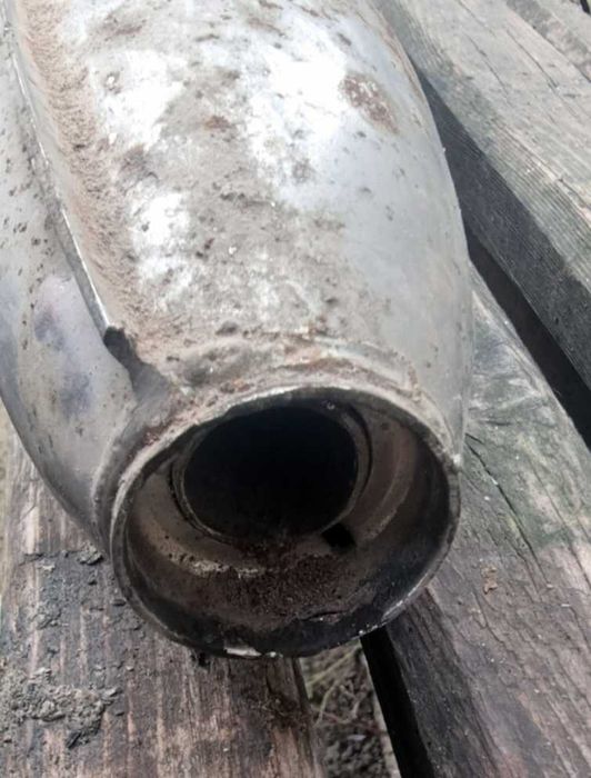 глушитель оригинальный на мотоцикл МТ.-Днепр времен СССР