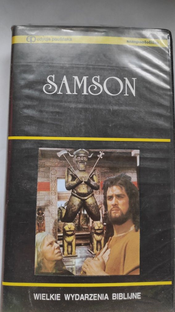 Zestaw kaset vhs, Samson, Abraham, Ten wspaniały świat.