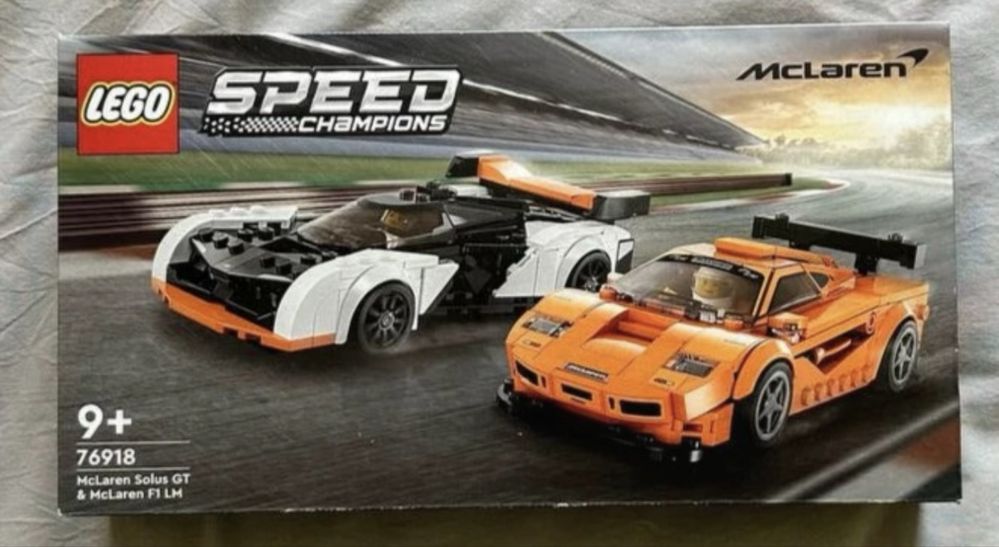 LEGO Speed Champions – McLaren Solus GT e F1 LM (76918) –Novo e Selado