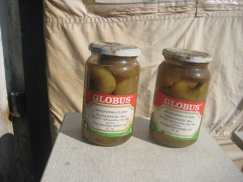 Papryka konserwowa firmy Globus z 1987 r. Czasy PRL. Starocie