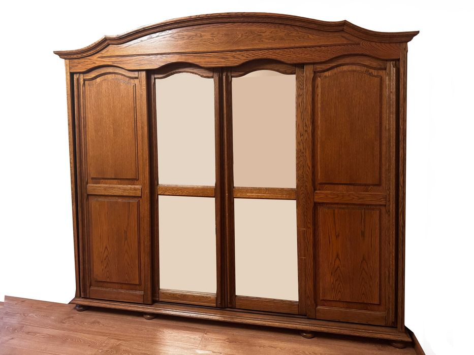 Szafa 3 drzwiowa drewniana sosnowa bieliźniarka przedpokój garderoba