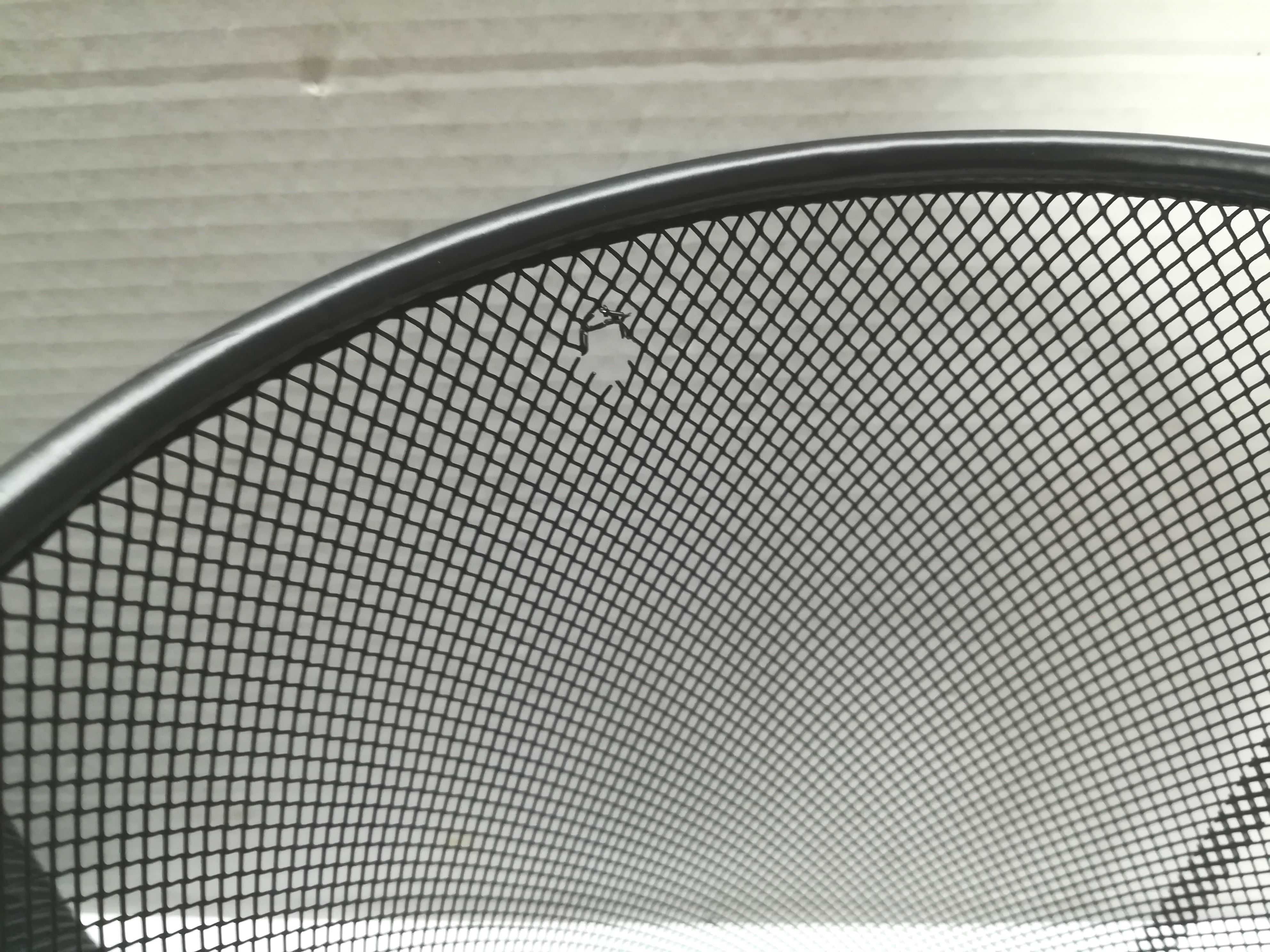 Kosz na śmieci biurowy 12L Metal Siatka Czarny ZESTAW 3 SZTUKI