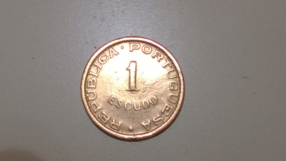 Portugal-Cabo Verde 1$00 de 1953, rara