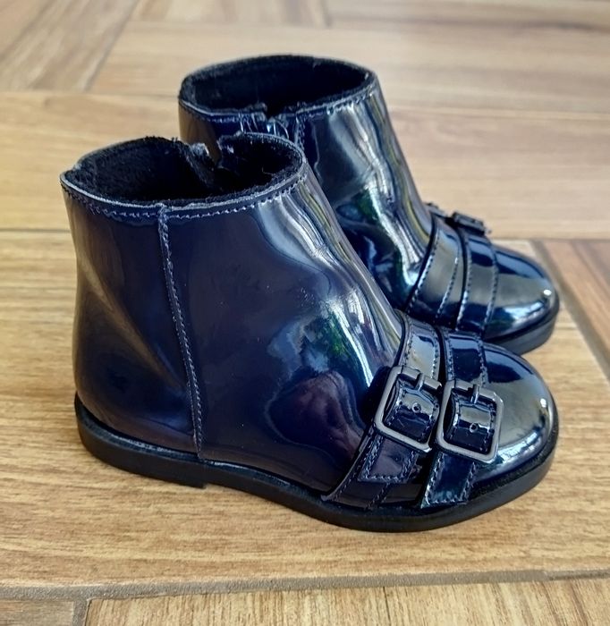 ZARA baby jak NOWE lakierowane buty trzewiki dla dziewczynki rozm 21