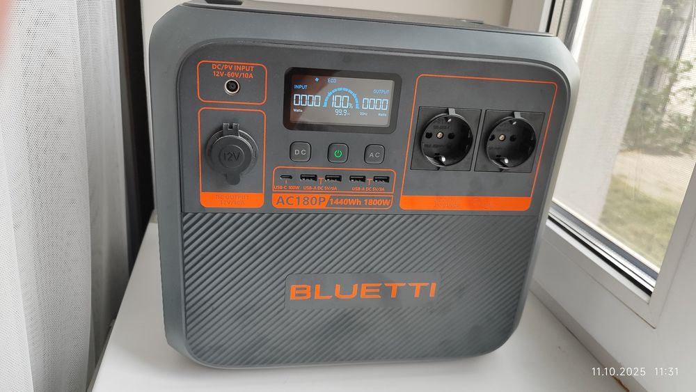 Зарядна станція bluetti AC180P офіційна гарантія