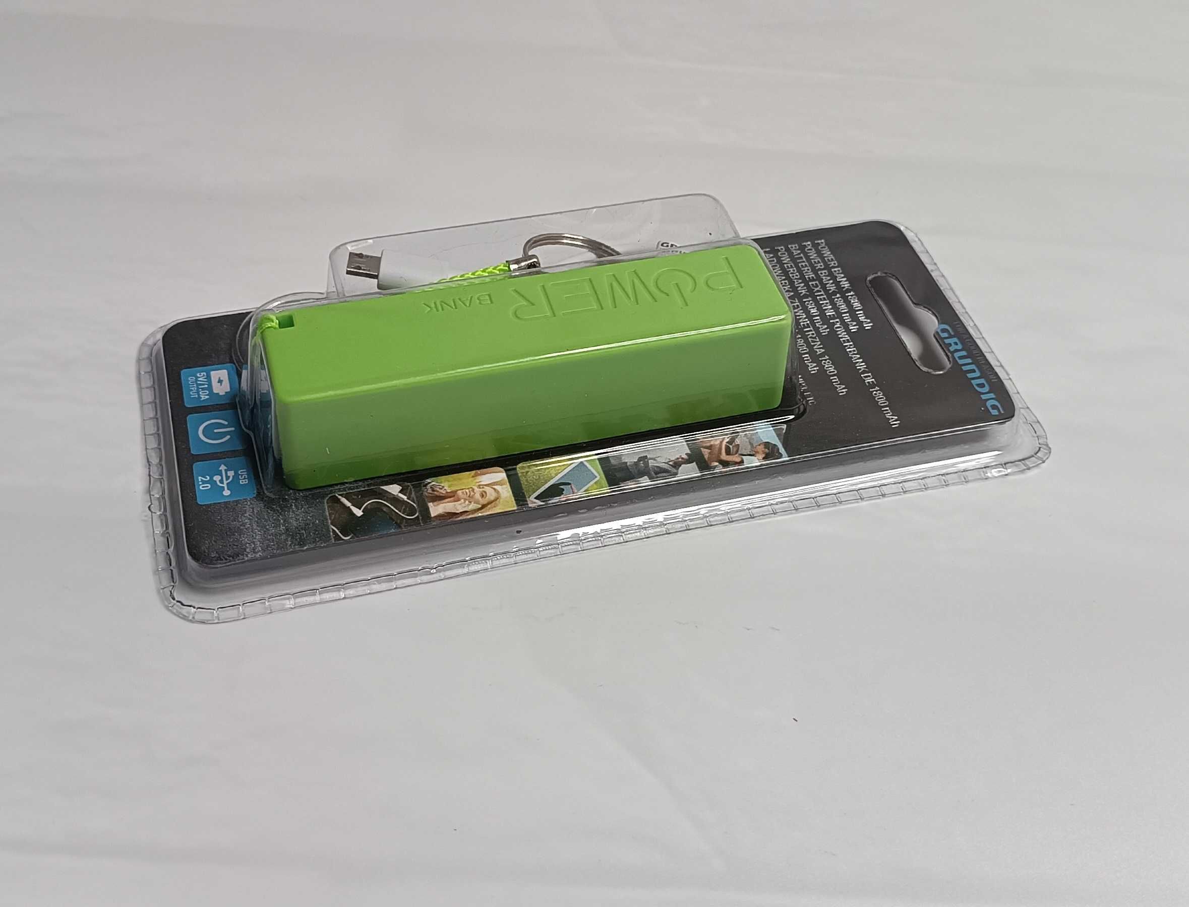 Powerbank Grundig 1800 mAh zielony